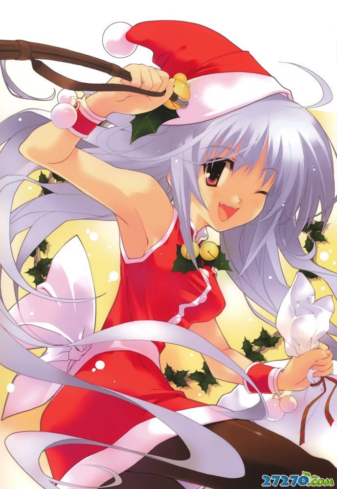 经典圣诞美少女动漫图片欣赏