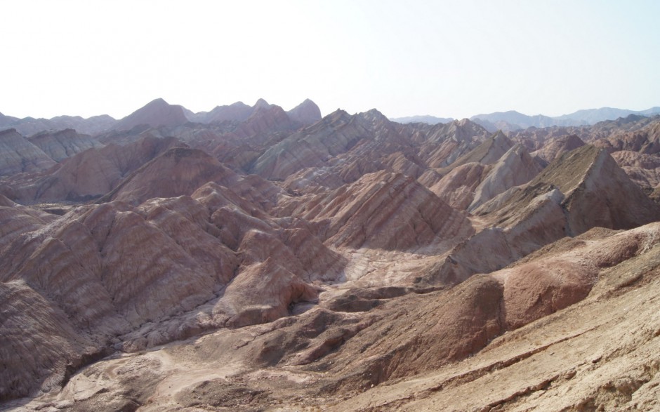 电脑甘肃张掖丹霞地貌风景壁纸高清唯美