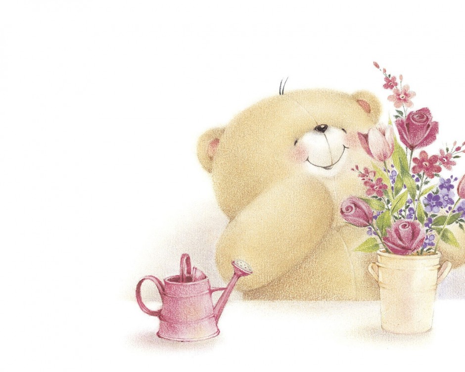 泰迪熊精美可爱动漫图片