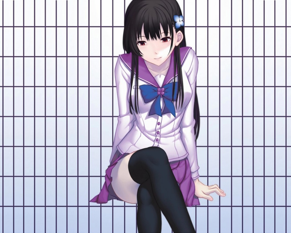 动漫长发美女泳装图片