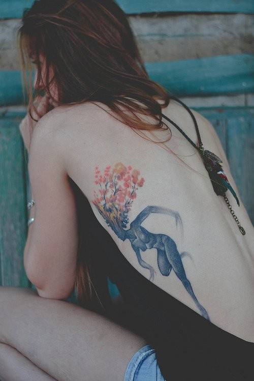 性感美女刺青纹身图片