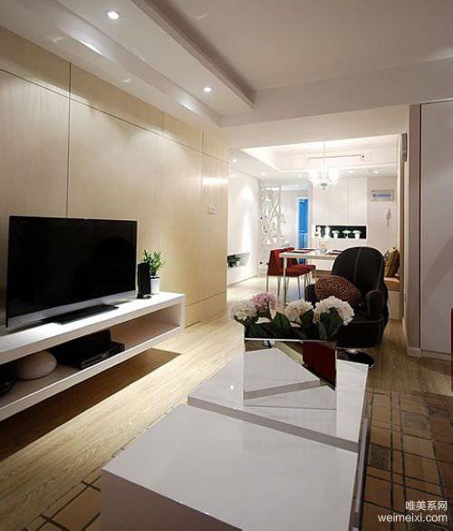 90平米两居室现代装修图温馨舒适