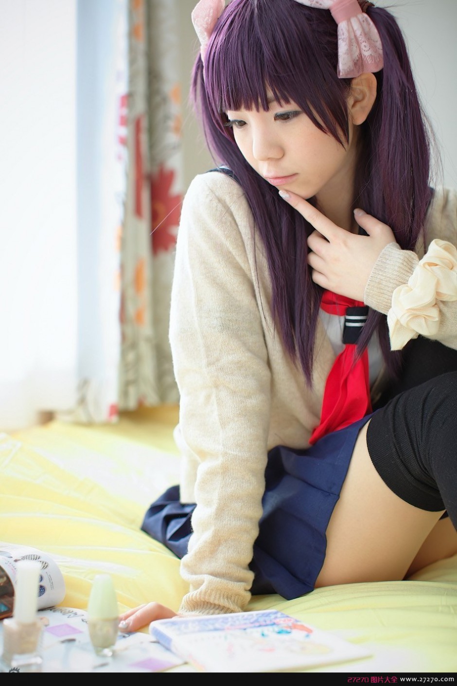 超萌软妹子居家cosplay图片欣赏