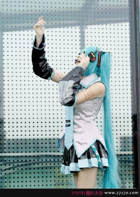 不一样的冷艳 初音未来COS