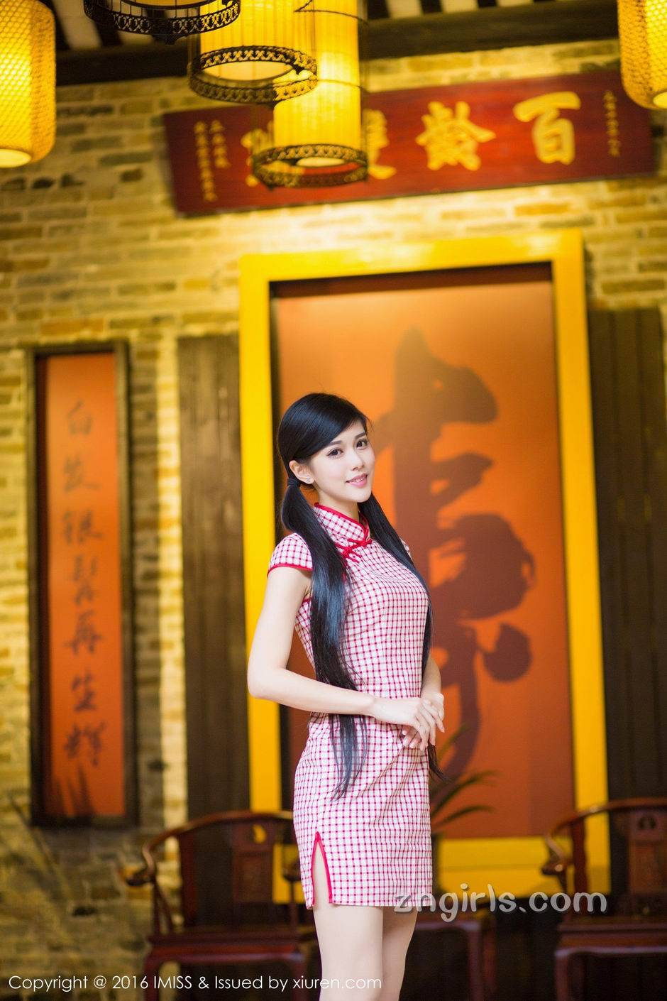 爱蜜社古典美人唯美户外写真图片