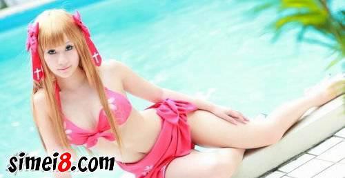 粉嫩妹子猫猫cos图欣赏