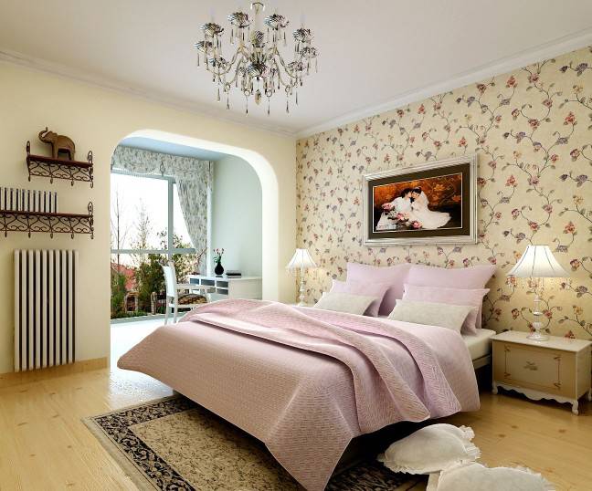 韩式田园卧室图片舒适奢华