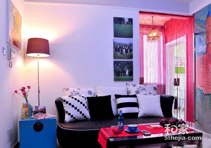 8万打造清新简约宜家风格婚房图片