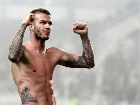 欧美明星贝克汉姆纹身图案