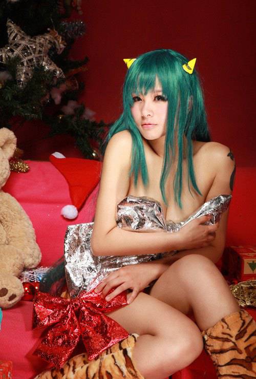 性感cos《福星小子》拉姆真人写真