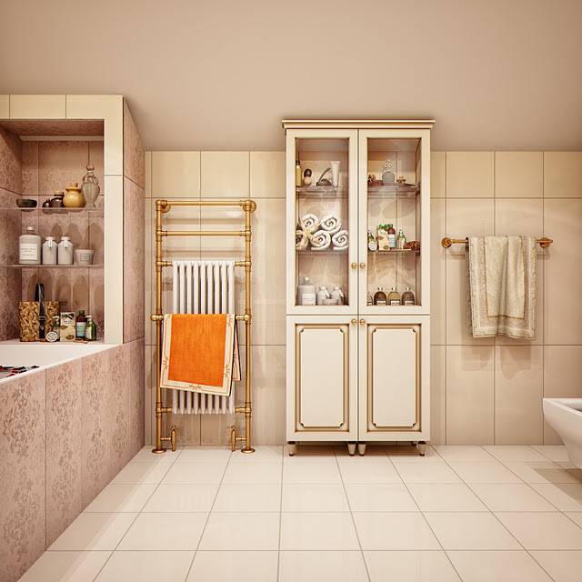 华丽高贵的欧式新古典装修风格浴室