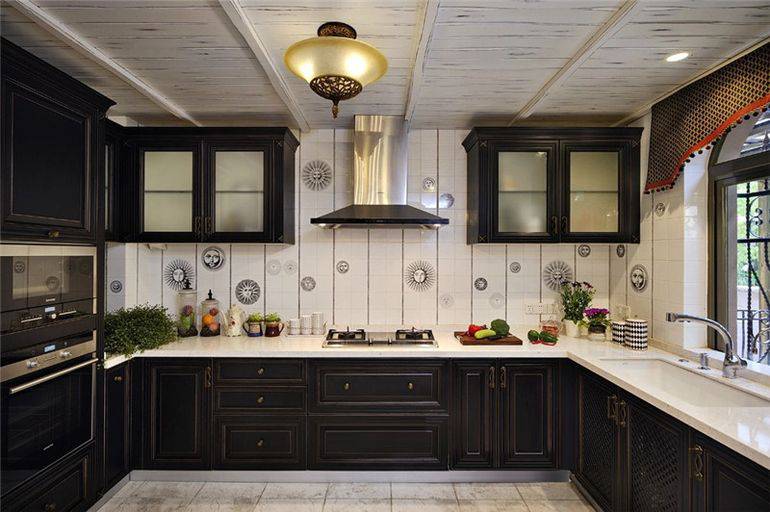 欧式新古典厨房装修图片精美实用