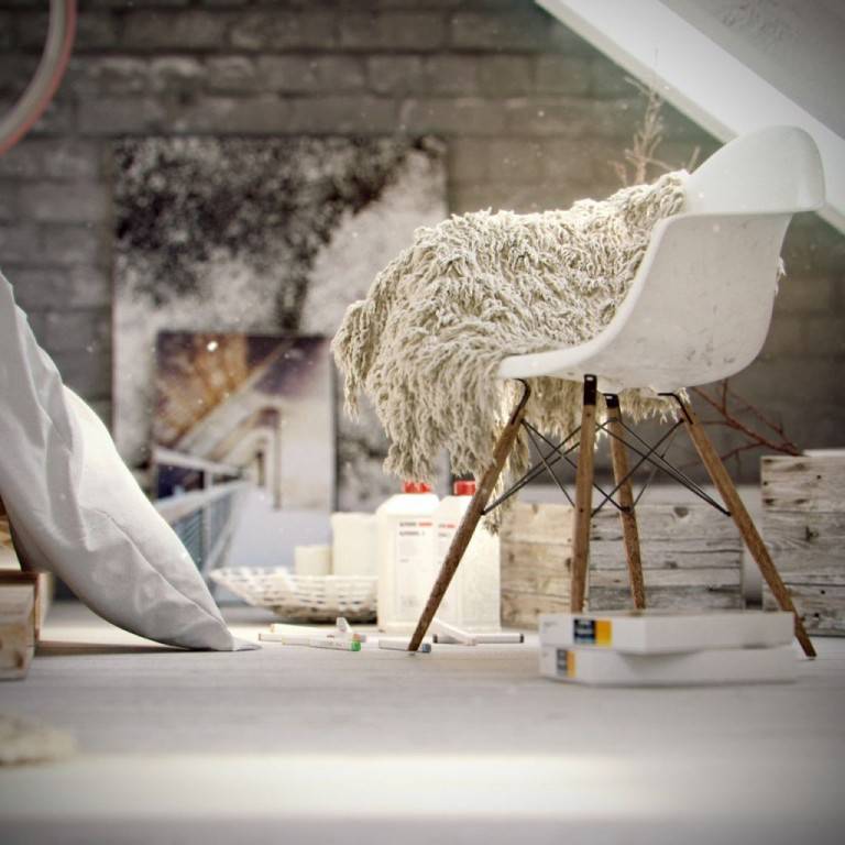 纯白色艺术家居风格欣赏