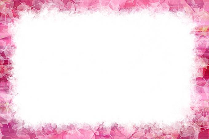 简单粉红色的花边背景图片