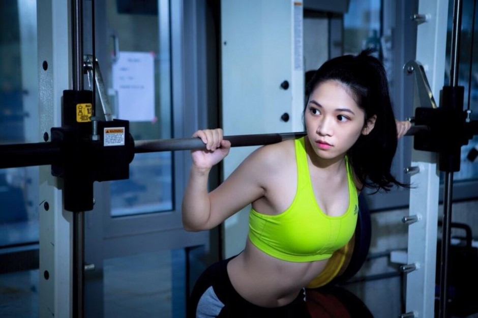 台湾最美健身女神杨玓伦图片