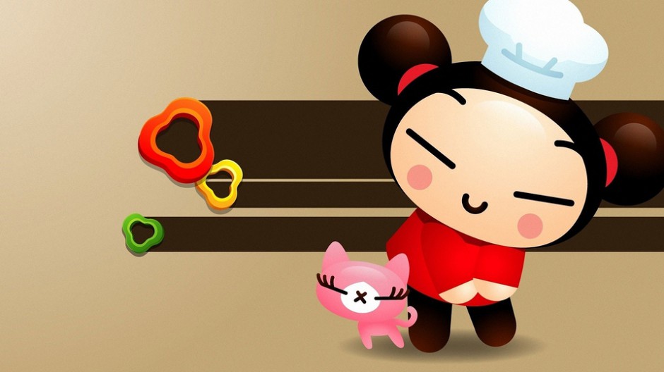 卡通动漫中国娃娃《PUCCA料理屋》图片简单好画
