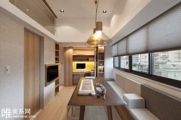 26平米麻雀型单身公寓完美空间打造