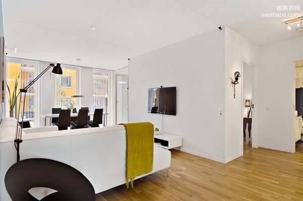 复式小公寓清新简约装修效果图敞亮优雅