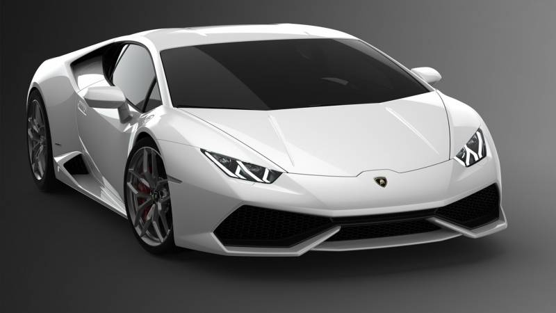 兰博基尼黑色酷炫Huracan LP610-4新款壁纸