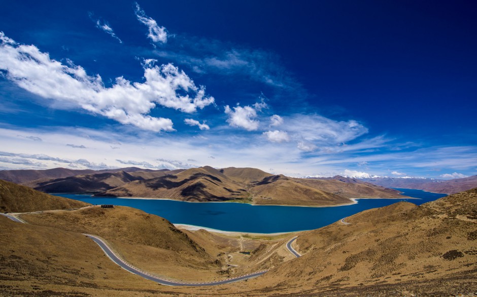 壁纸桌面西藏圣湖羊卓雍措精美风景