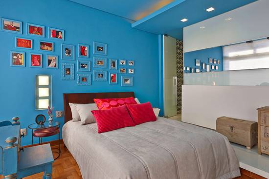 利用缤纷色彩带来的激情住宅风格设计