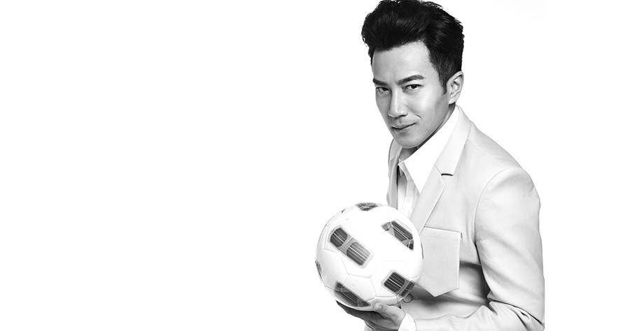 刘恺威世界杯黑白风格艺术写真主题