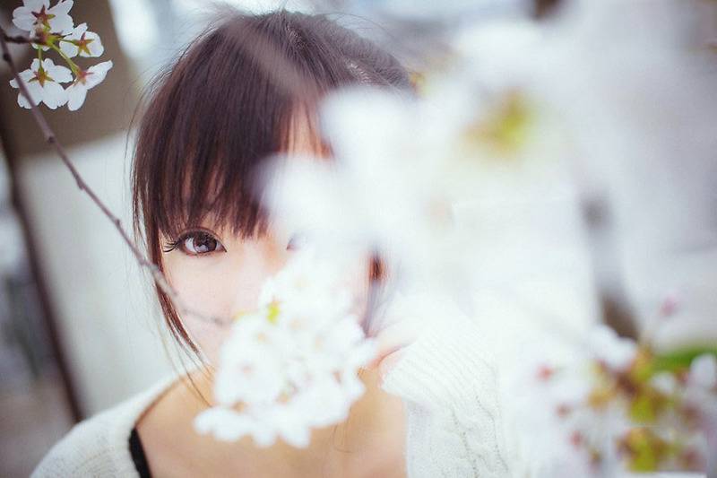 萝莉型小清新女生图片素材