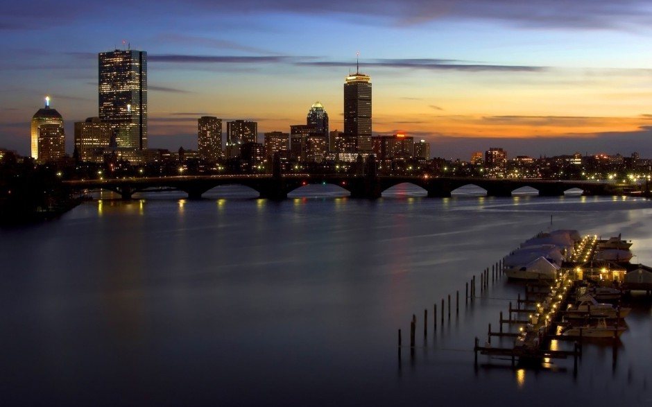 高清幻梦波士顿都市唯美风景桌面壁纸