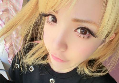 齐刘海小清新女生图片素材