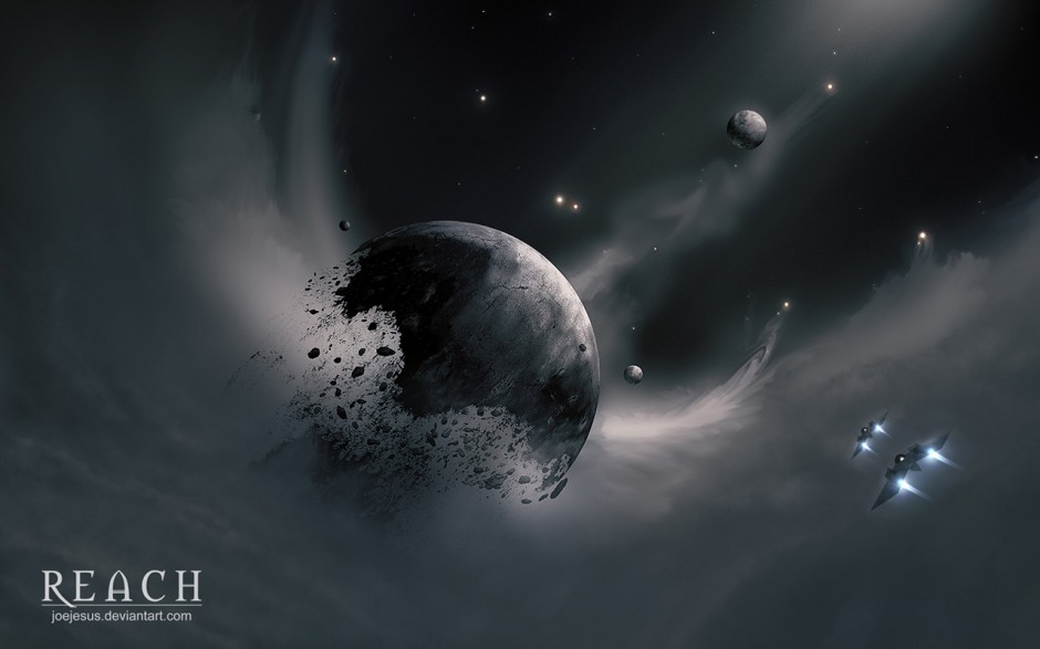 高清超酷太空唯美星球桌面壁纸