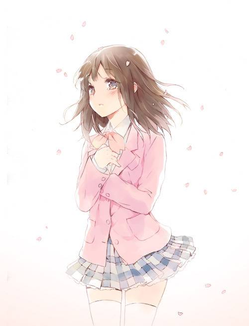 动漫圣诞女孩装扮高清素材