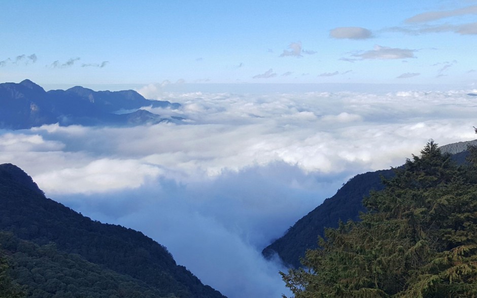 云海阿里山风景精美电脑壁纸