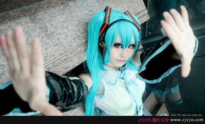 不一样的冷艳 初音未来COS