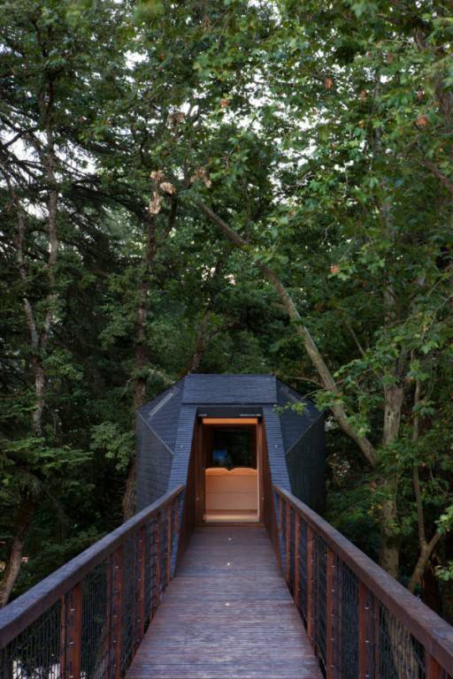 森林里的创意生态小屋家居设计