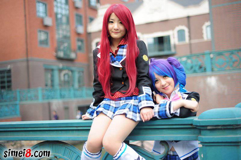 姐妹花cosplay网络游戏艾尔之光组图