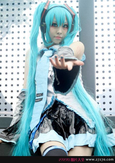 不一样的冷艳 初音未来COS