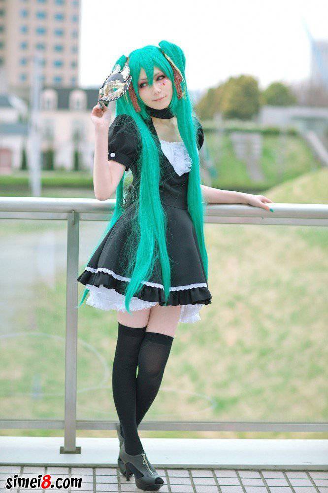 萌妹子cosplay初音未来图片