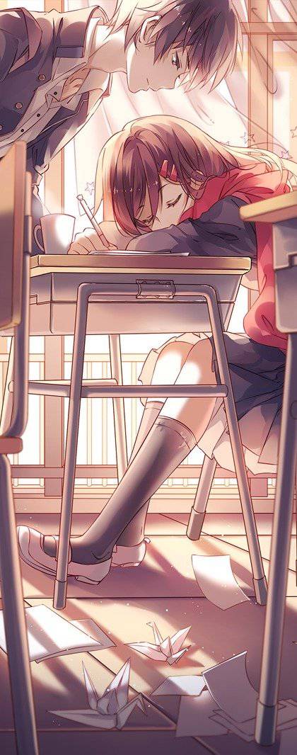 韩国清纯长发卡通女生图片大全