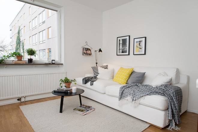 小型公寓白色简约装修效果图舒适温馨