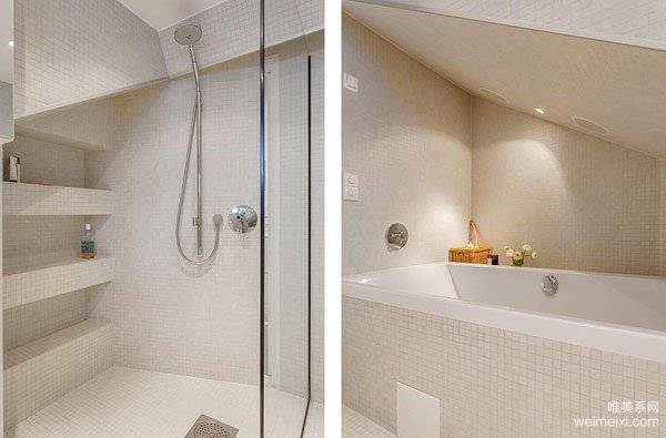 140平米阁楼公寓纯白现代简约装修效果图