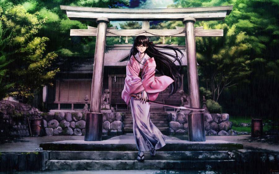 动漫黑礁性感热辣女郎图片下载