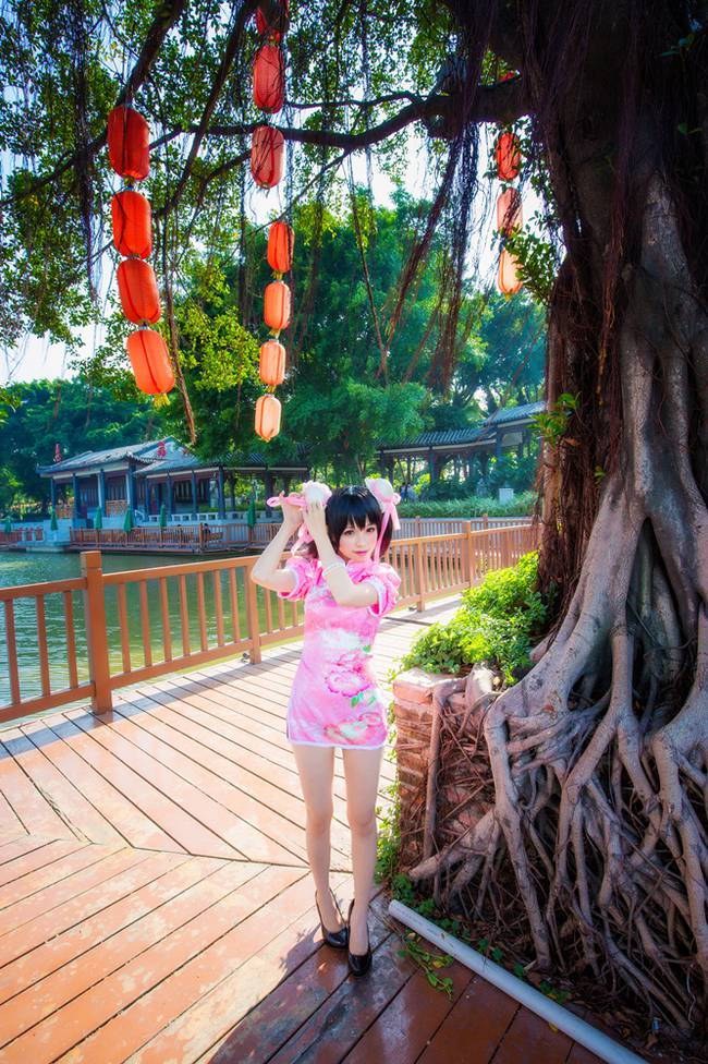 甜美90后矢泽妮可cosplay照片