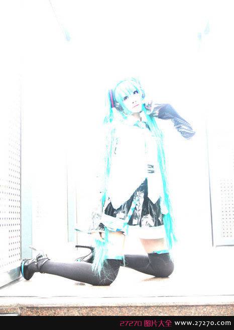 不一样的冷艳 初音未来COS