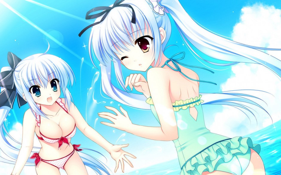 好看的日本动漫比基尼美女图片