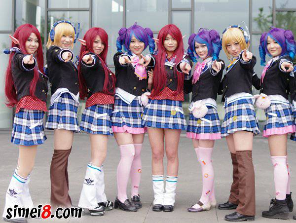 姐妹花cosplay网络游戏艾尔之光组图