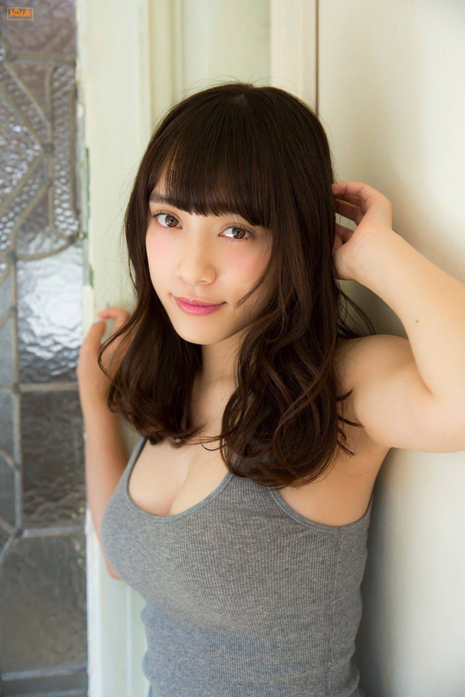 日本模特都丸纱也华可爱萌萌哒内衣写真套图