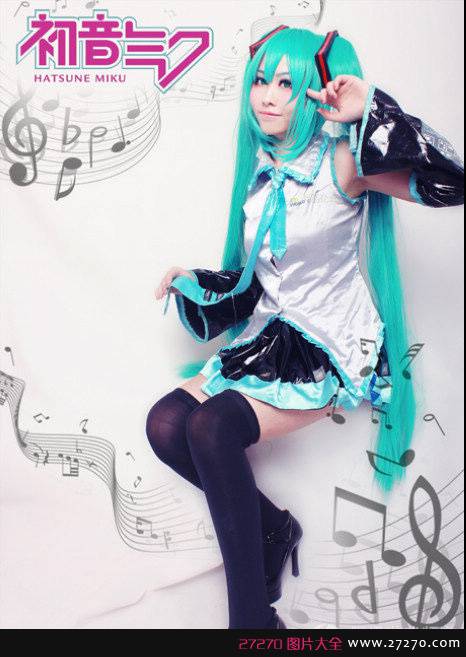 不一样的冷艳 初音未来COS