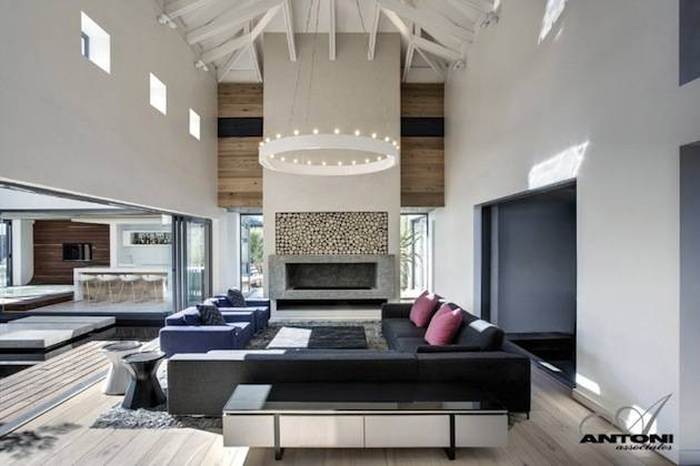 豪华山间别墅精美华丽装修效果图