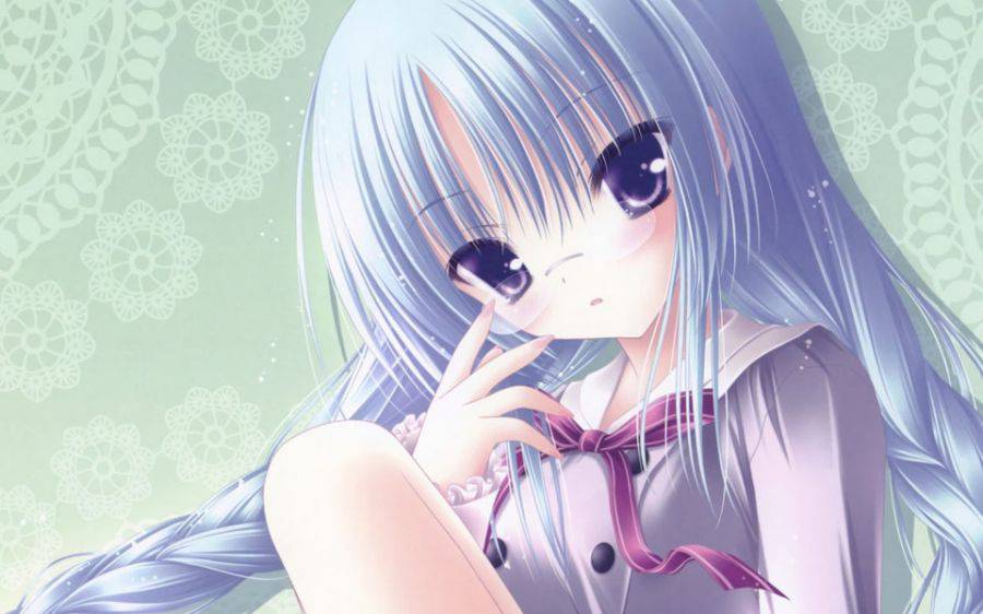 动漫图片长发女生甜美可爱大全