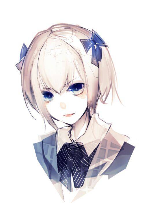 冷酷个性的卡通女生图片大全